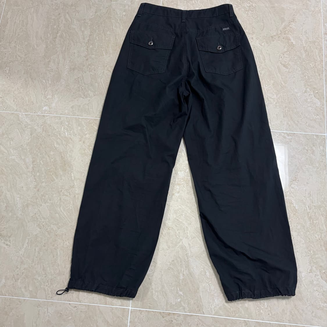 애즈온 피터 팬츠 바지 PETER PANTS / BLACK 상품이미지3