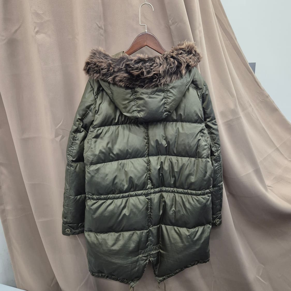 랄프로렌 덕다운 롱파카 S 상품이미지5