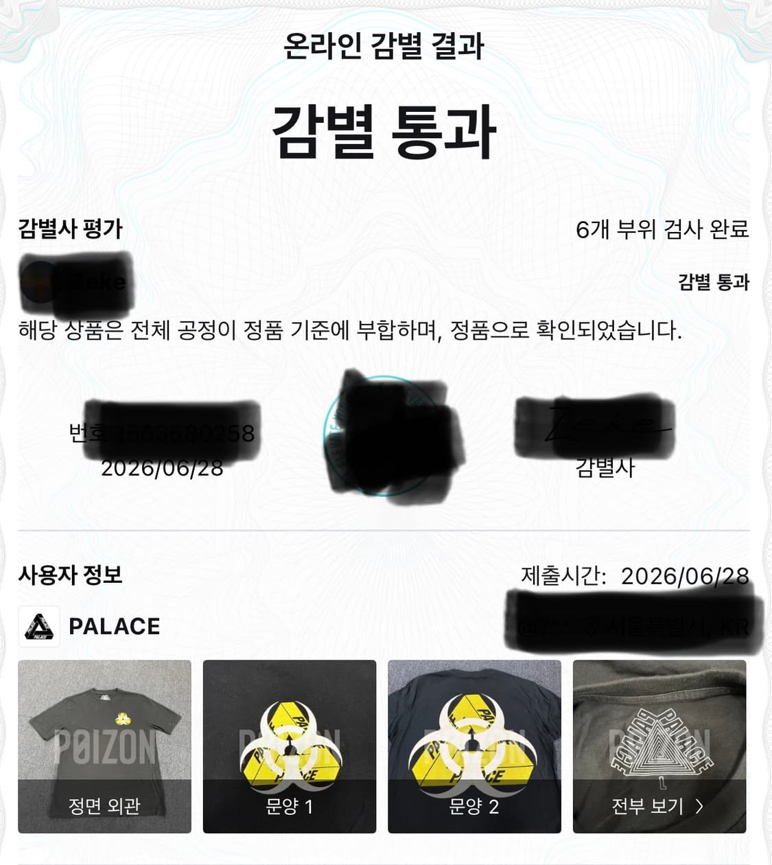 팔라스 21SS 바이오 하자드 반팔 티셔츠 상품이미지10