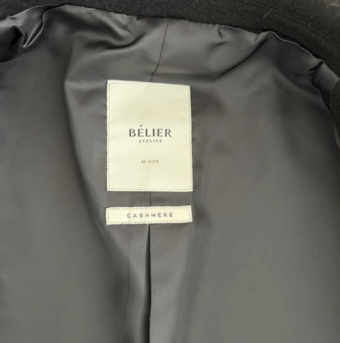 벨리에 캐시미어 코트 (M) 상품이미지3