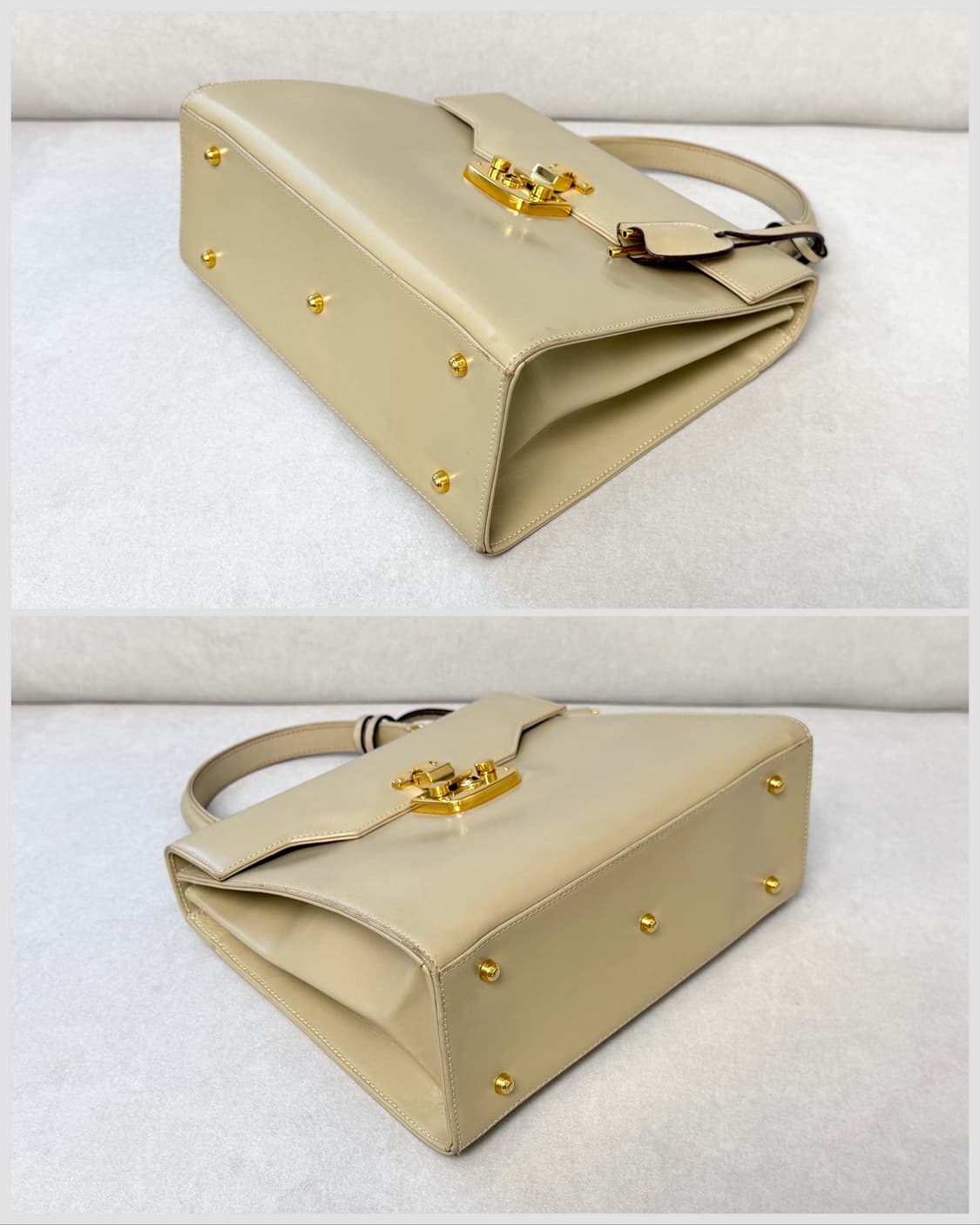 구찌 레이디 락 레더 탑 핸들 백 상품이미지6