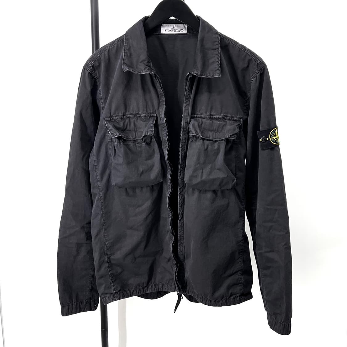 [L사이즈] 스톤아일랜드 올드이펙트 오버셔츠 자켓 (7615114wn) 상품이미지1