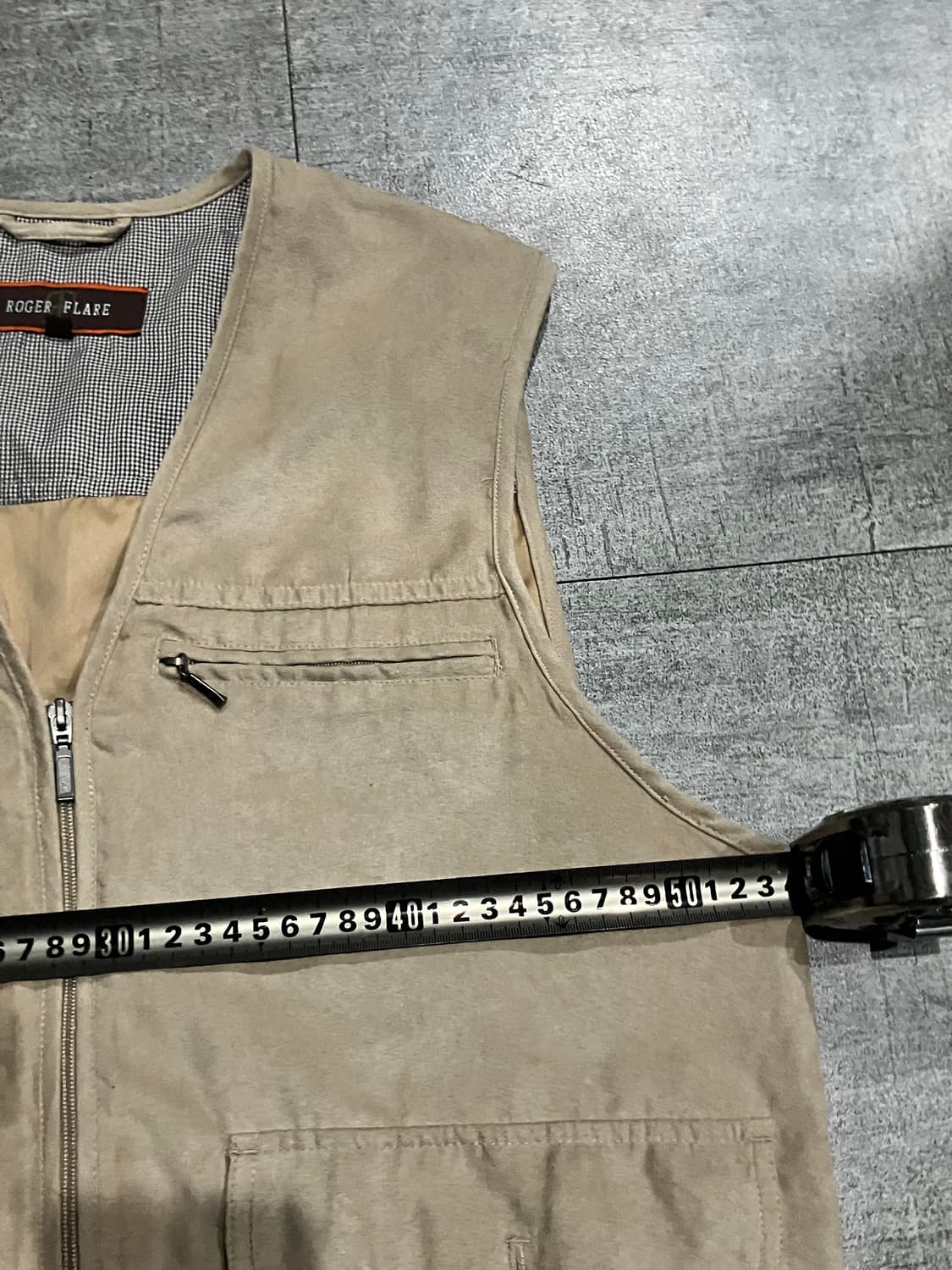 일본빈티지 Rogerflare 올드스쿨아메카지 워크웨어 베스트조끼 상품이미지2