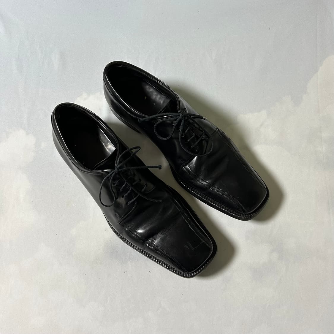 Prada semi square toe derby shoes 상품이미지2