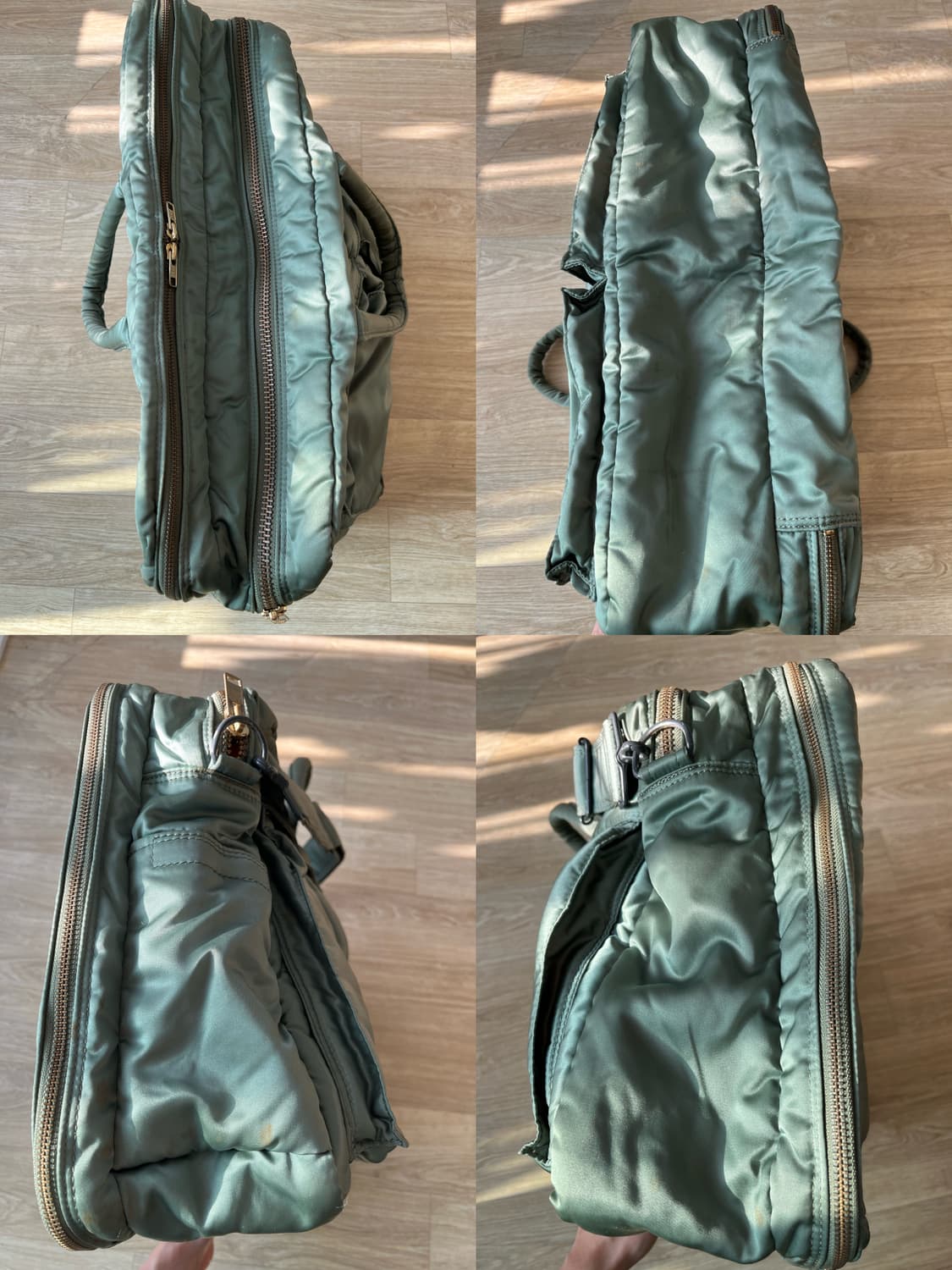 요시다 포터 탱커 2way 오버나이트 브리프케이스 세이지 그린 상품이미지6