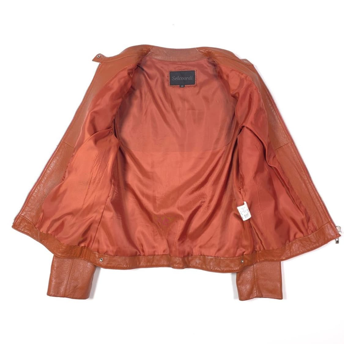 Selcoordi 리얼 카우레더 스탠드카라 자켓 66 상품이미지6