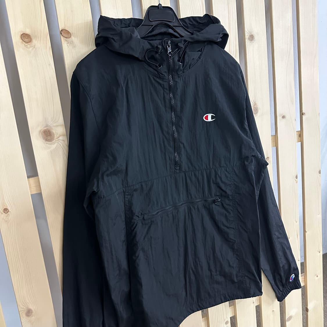 (S) 챔피온 블랙 반집업 아노락 상품이미지2