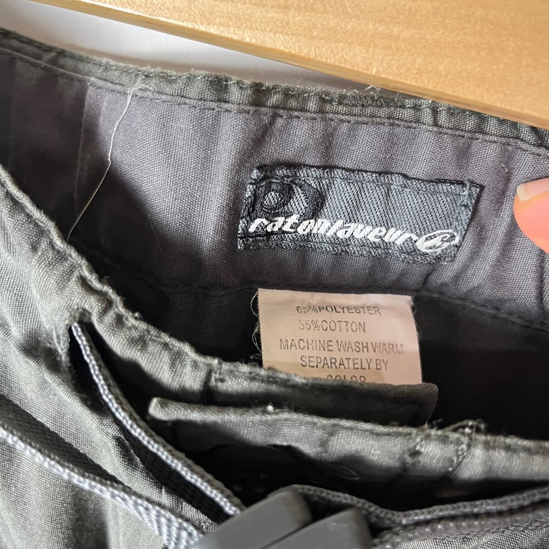 [Raton Laveur] 벨티드 카모 카고팬츠 상품이미지5