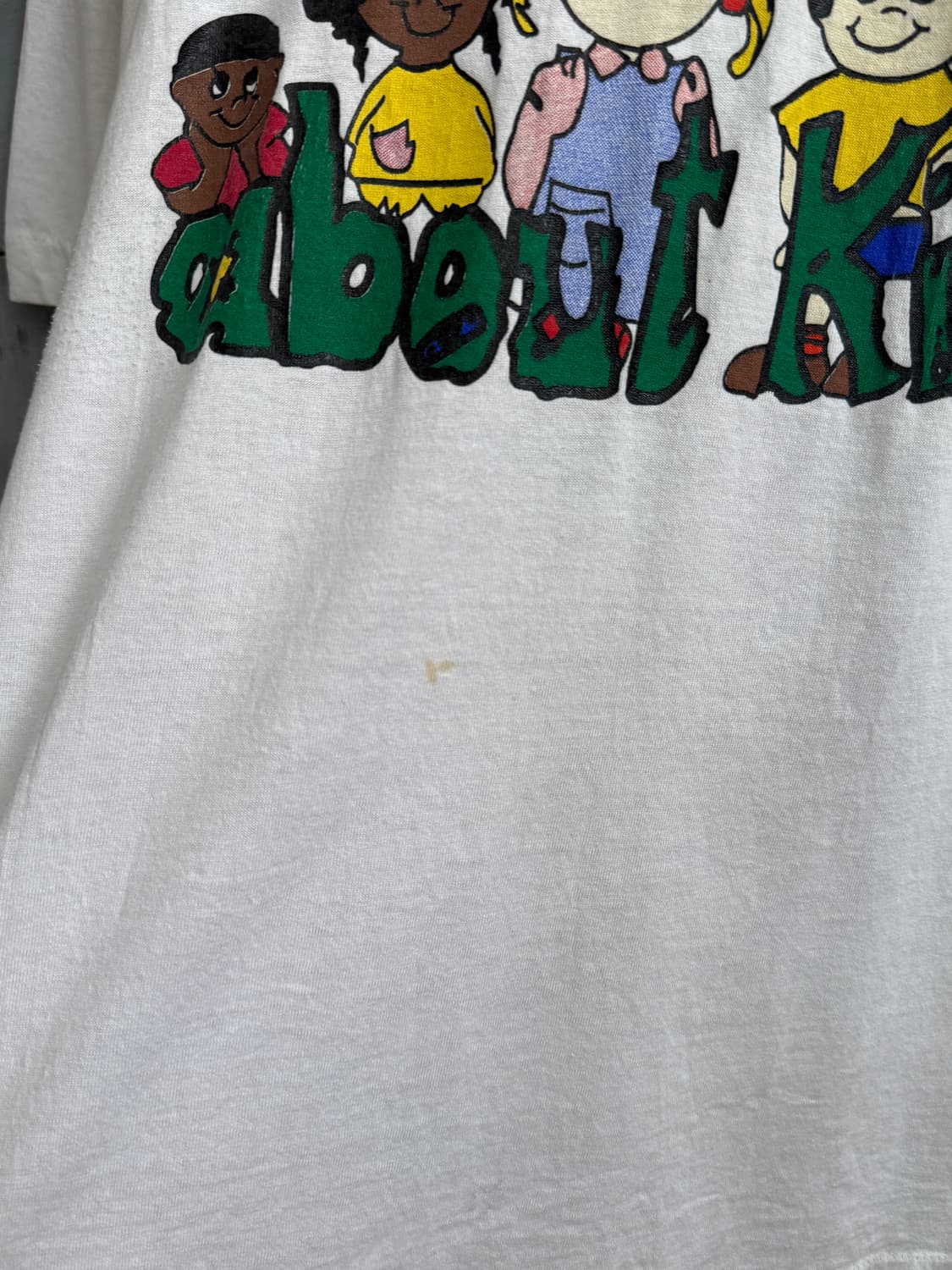 [XL]90's USA 빈티지 We Care About Kids 티셔츠 상품이미지5
