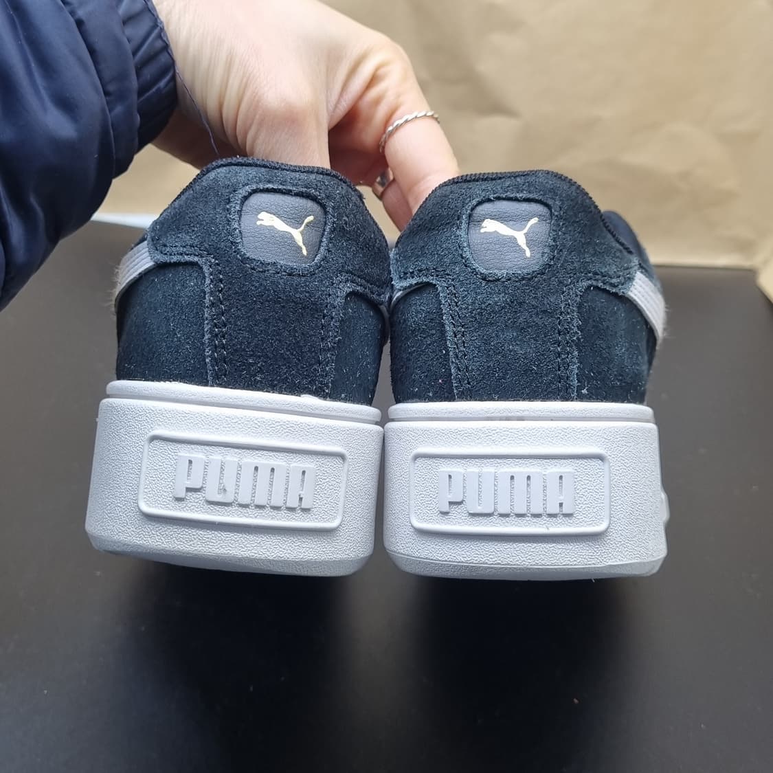 푸마 카르멘 블랙 플렛폼 여성운동화230  상품이미지4