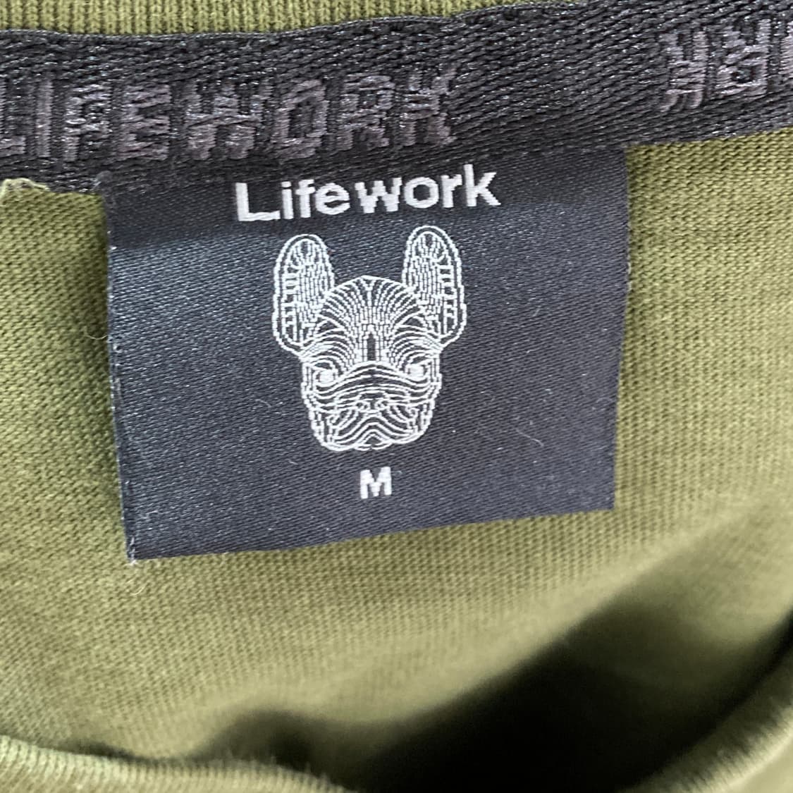 라이프워크 남성반팔 오버핏 카키 M 상품이미지4