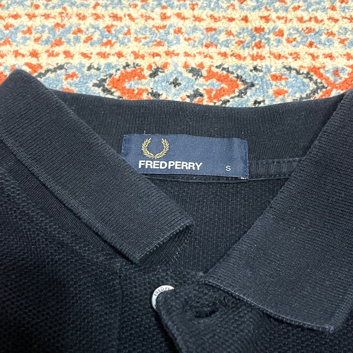 프레디페리 블랙 긴팔 카라티셔츠 남성S 상품이미지4