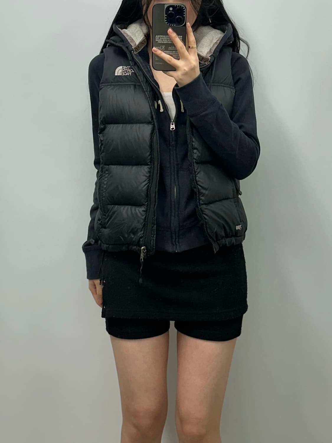 노스페이스 700 눕시 블랙 조끼 패딩 상품이미지1