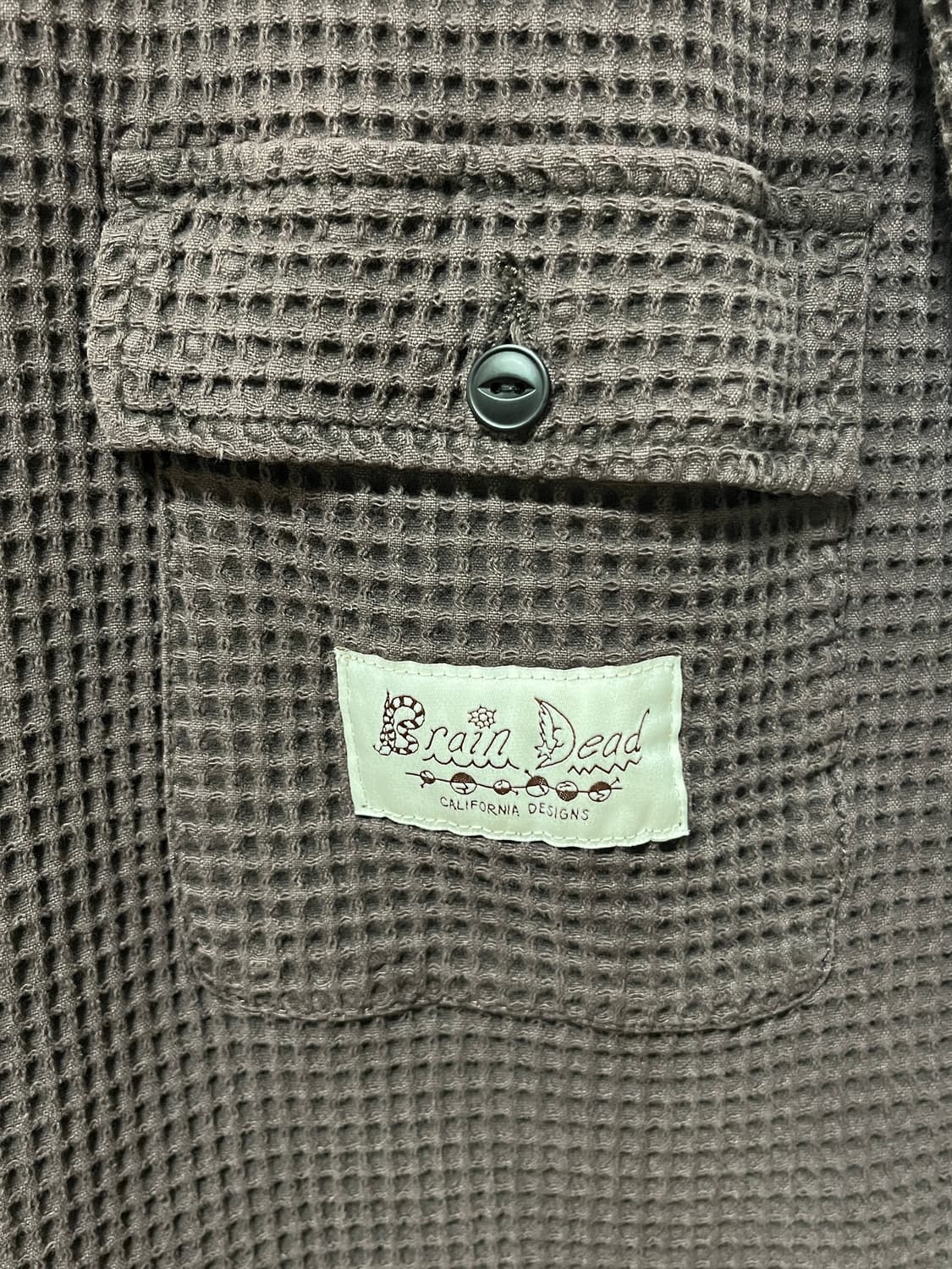 Brain Dead Waffle Button Front Shirt 상품이미지2
