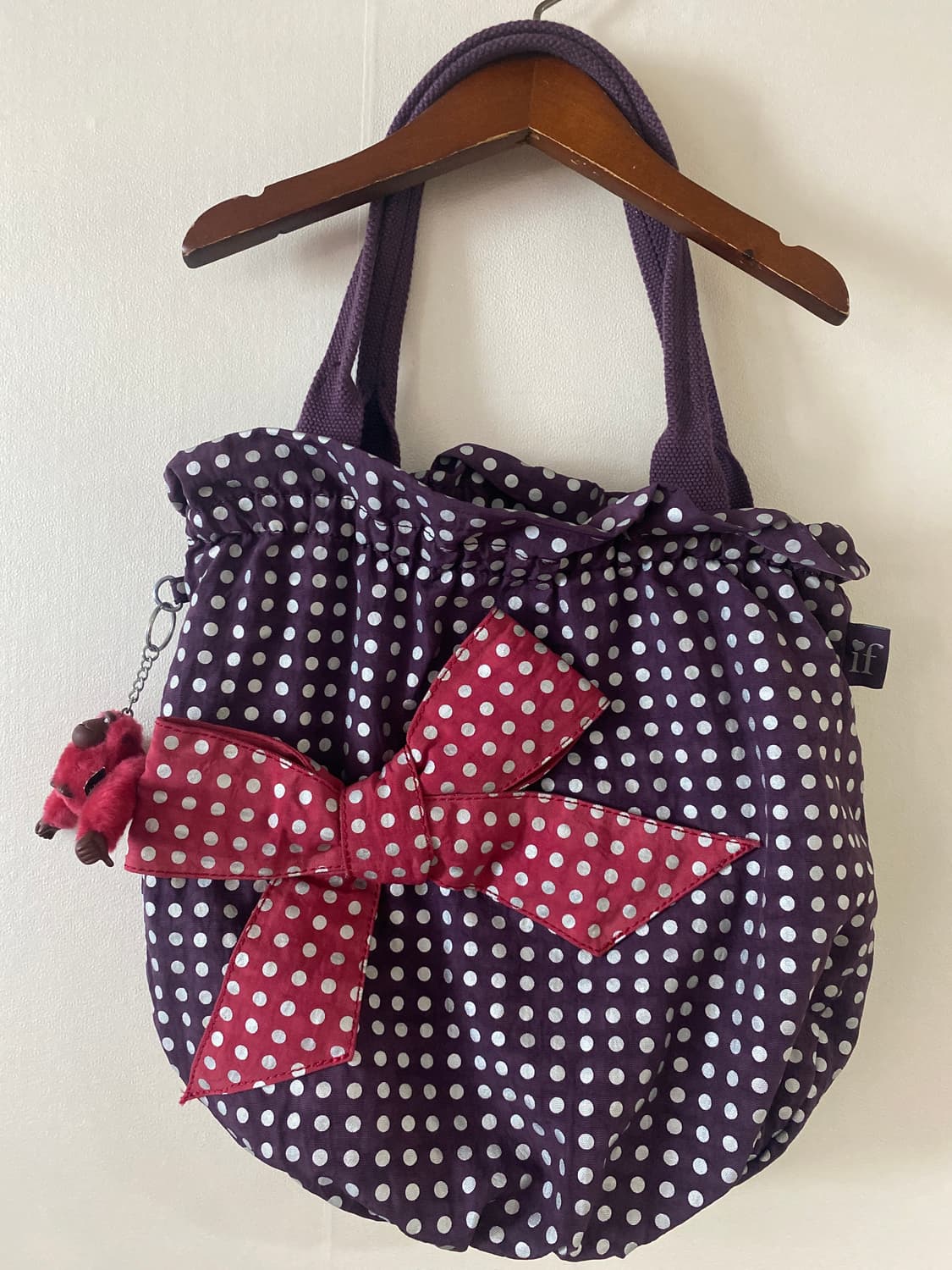 키플링 도트리본 토트백 가방 상품이미지1