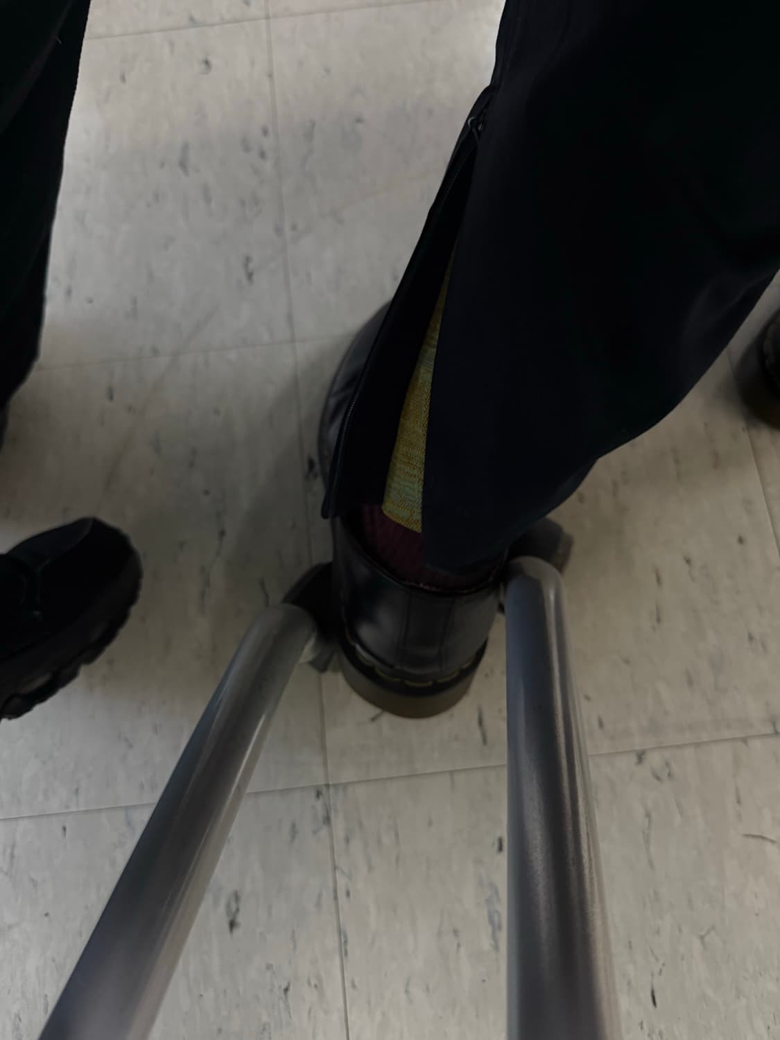 3)kangjungseok concealed trousers navy 상품이미지5