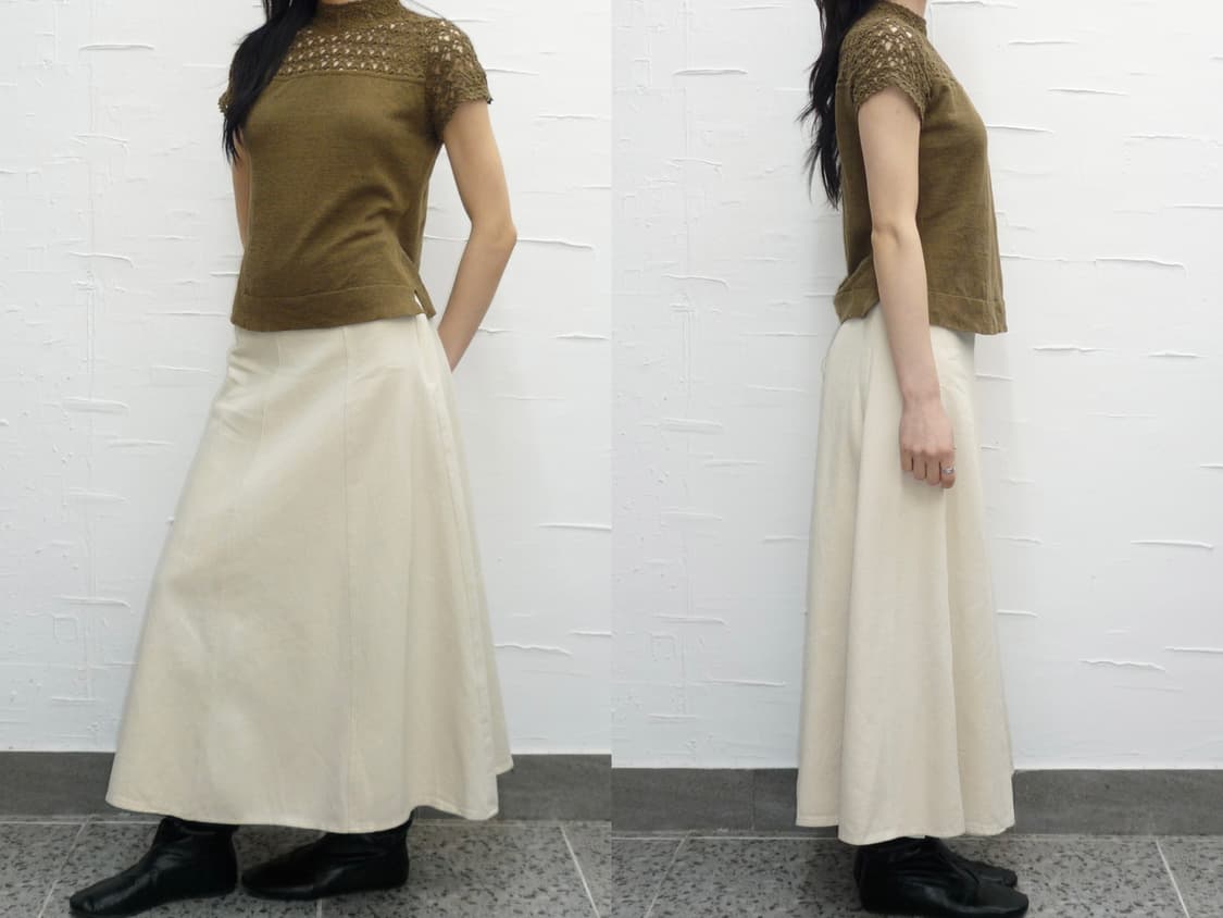 mocha crochet knit top 상품이미지2