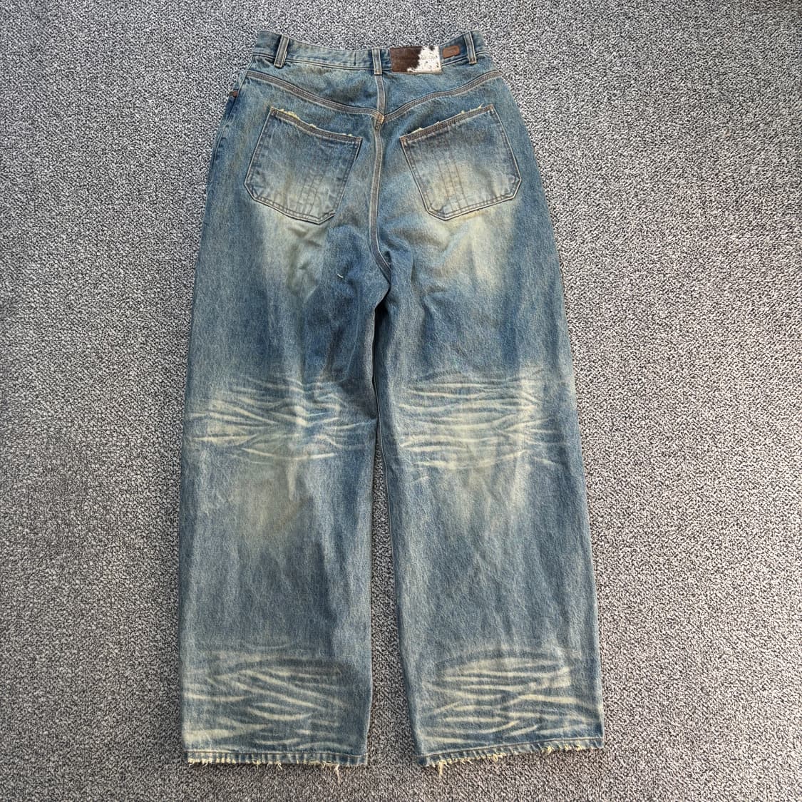 STU 와이드 데님 팬츠 (샘플) 상품이미지4