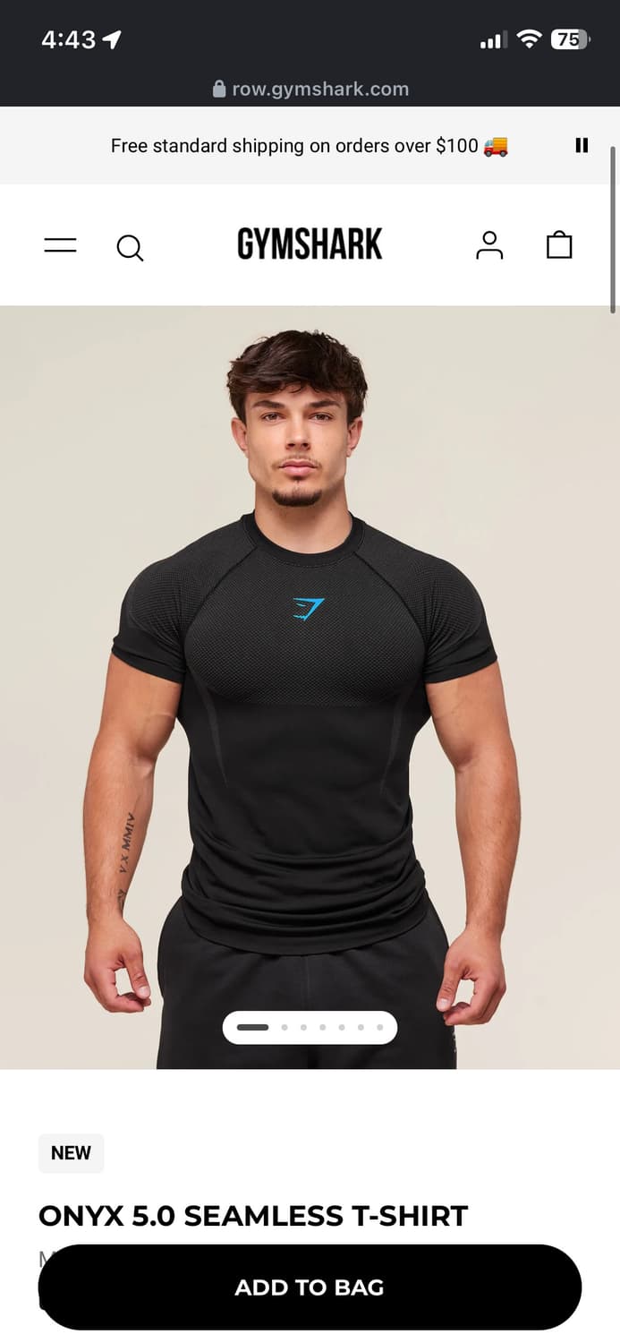 짐샤크 오닉스 v5 5.0 반팔 블루, 퍼플 상품이미지1