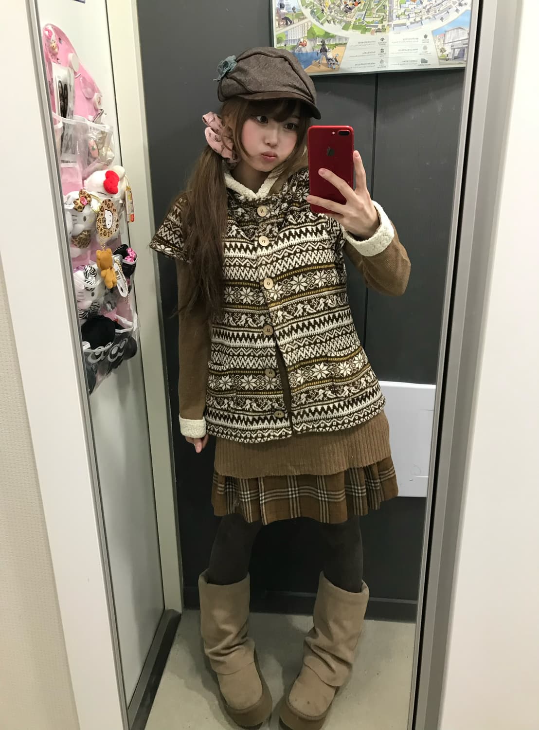 카라멜 라떼 노르딕 모리걸 하구미 코디세트 상품이미지2