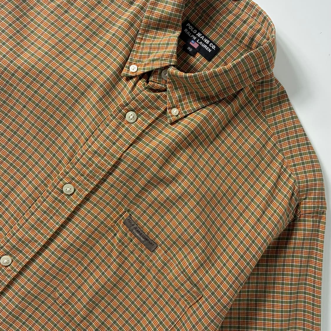 Polo  폴로진스컴퍼니 90,s 체크 포켓 셔츠  상품이미지2