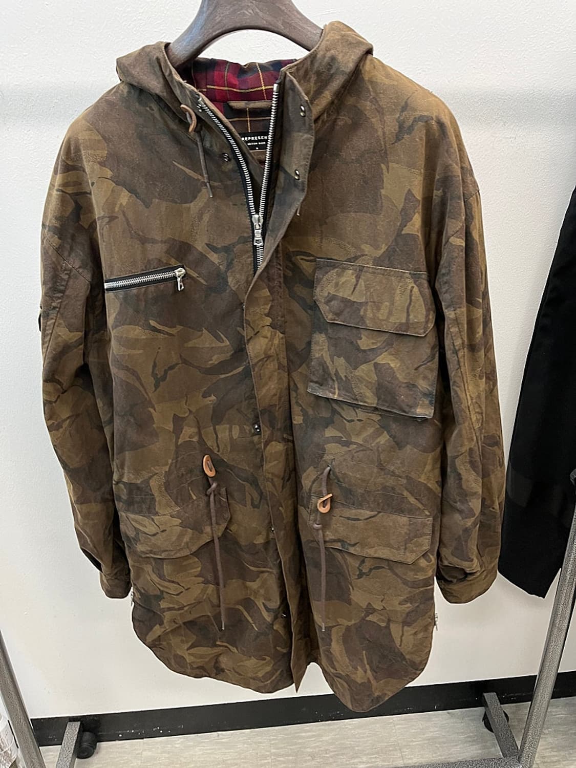 100-105) 리프리젠트 왁스 카모 야상자켓 상품이미지3