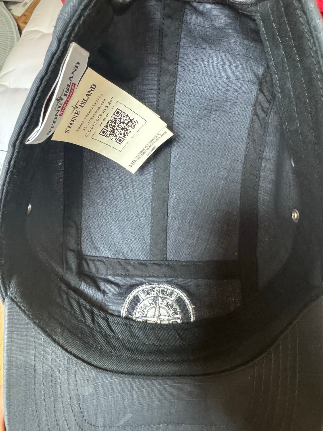 슈프림X스톤아일랜드 리액티브 캠프캡 상품이미지6