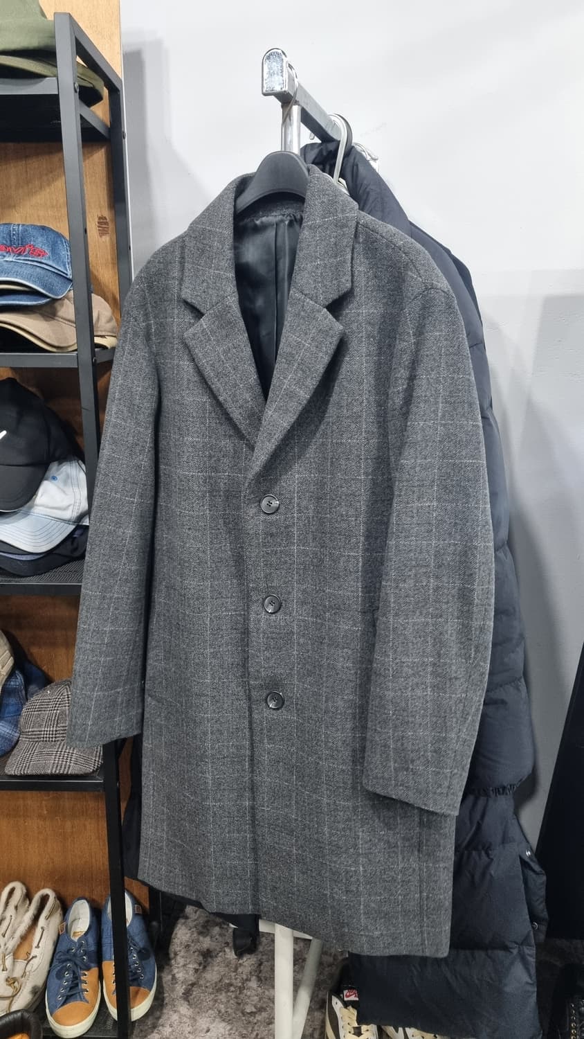 남성용 모직코트 95~100 (가슴반품54) 상태좋음 상품이미지1