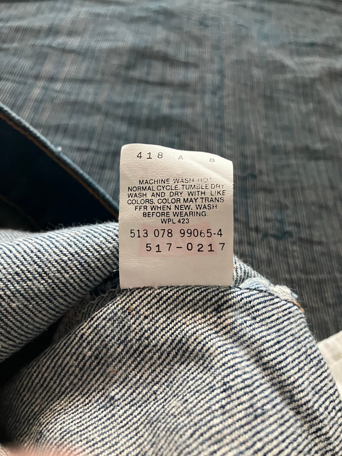 🇺🇸 80s USA 빈티지 리바이스 517 부츠컷 데님 팬츠 상품이미지7