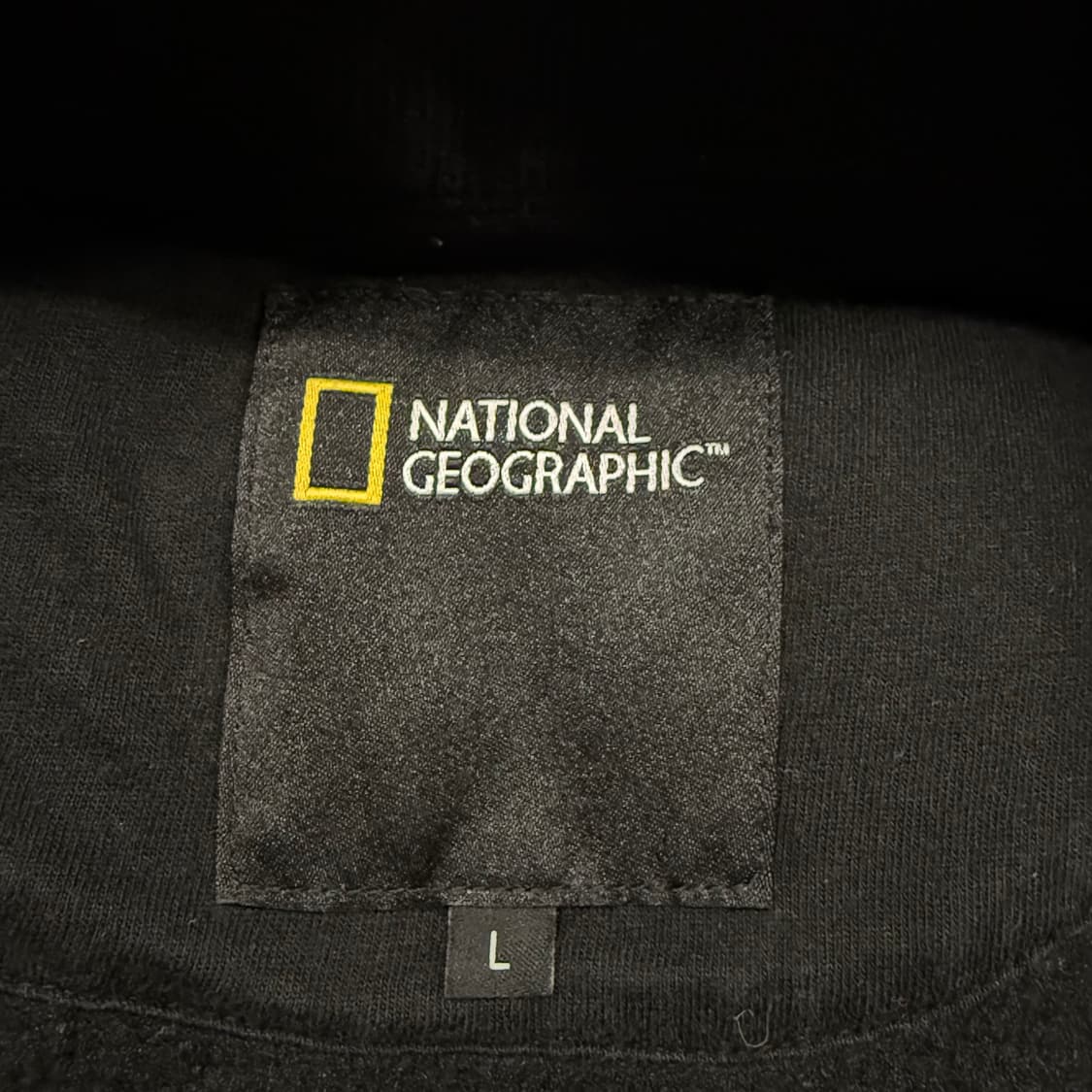 [정품/L] 내셔널지오그래픽 블랙 집업 자켓 b18 상품이미지5