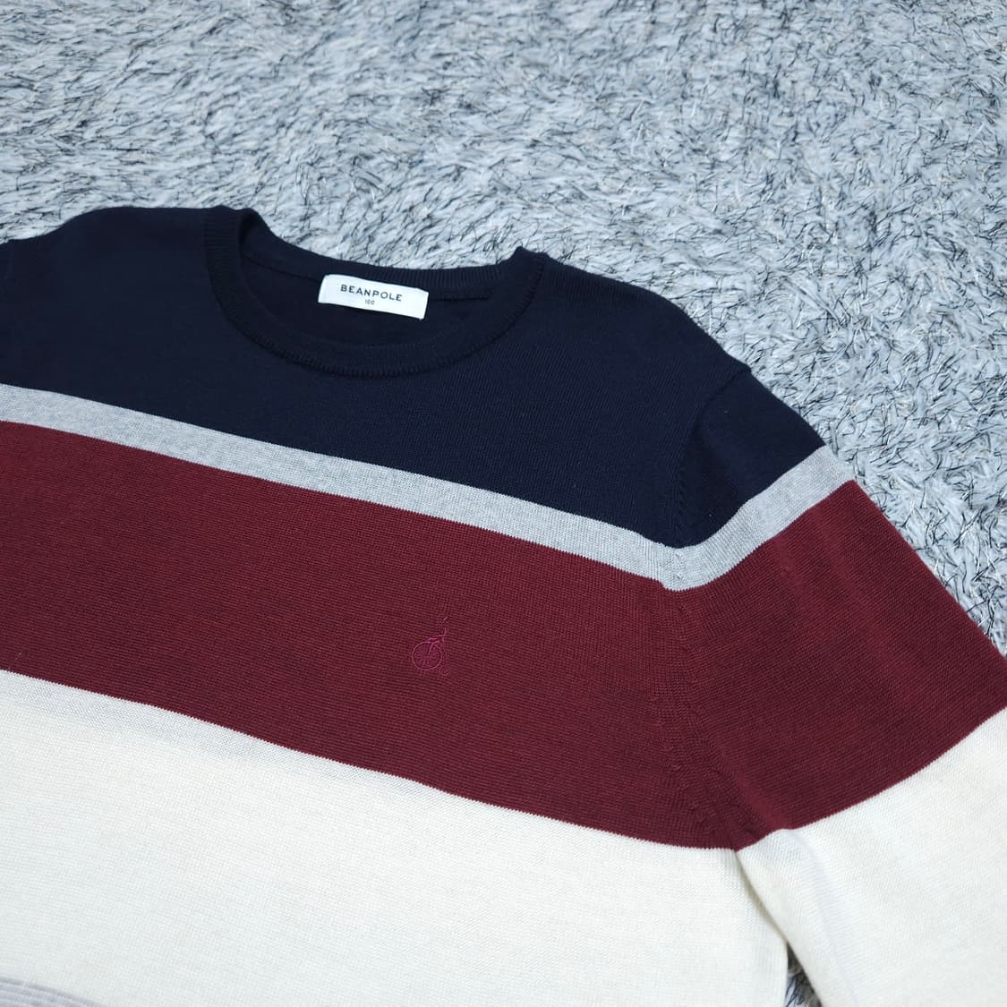 빈폴)100 남자 라운드 모직니트 / 왕눈이샵 상품이미지4