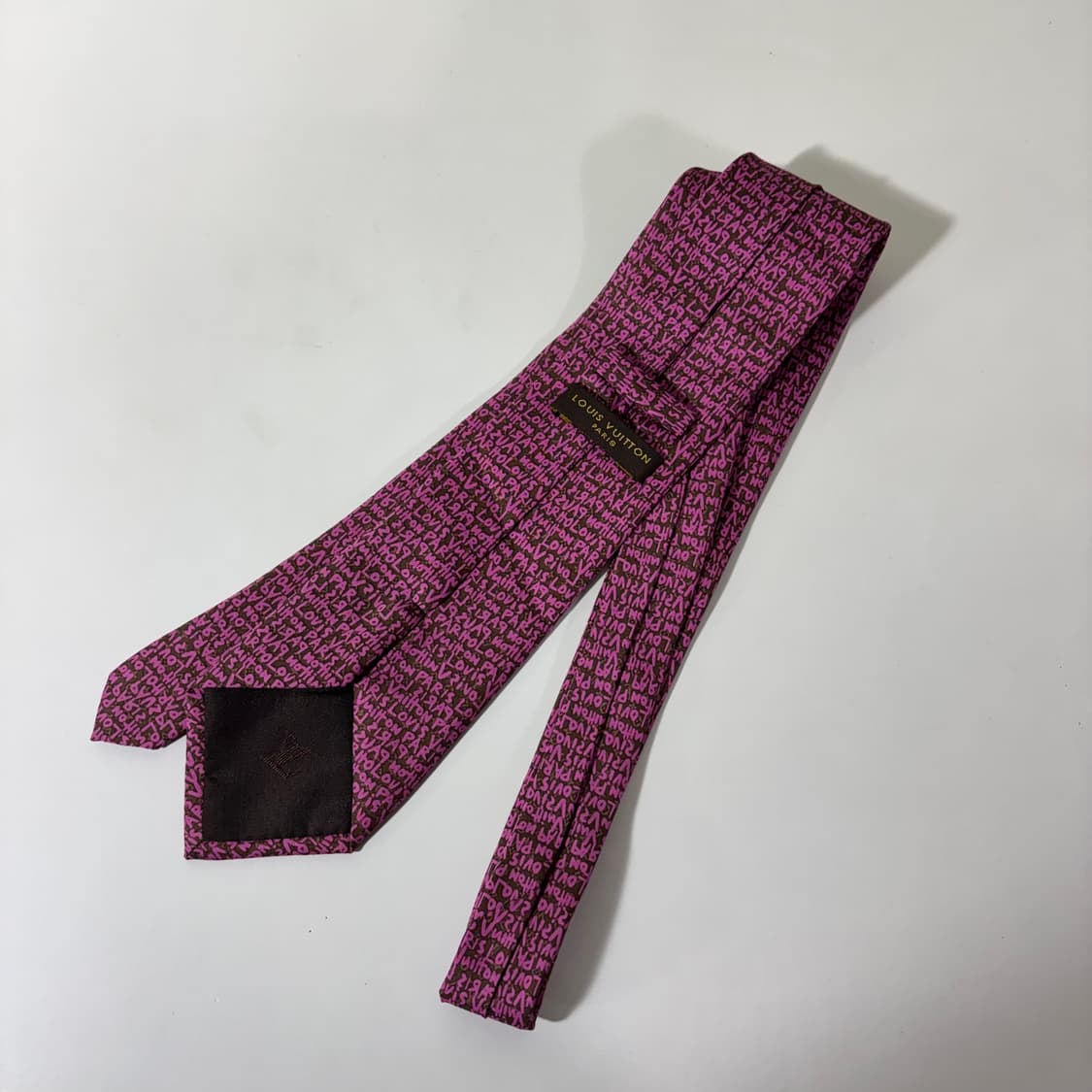 OS 루이비통 실크100% 모노로고 명품넥타이 상품이미지3