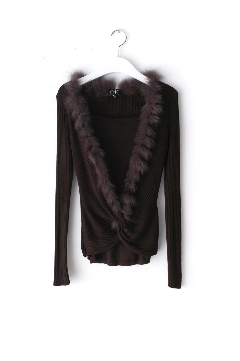 draping fur knit 상품이미지1