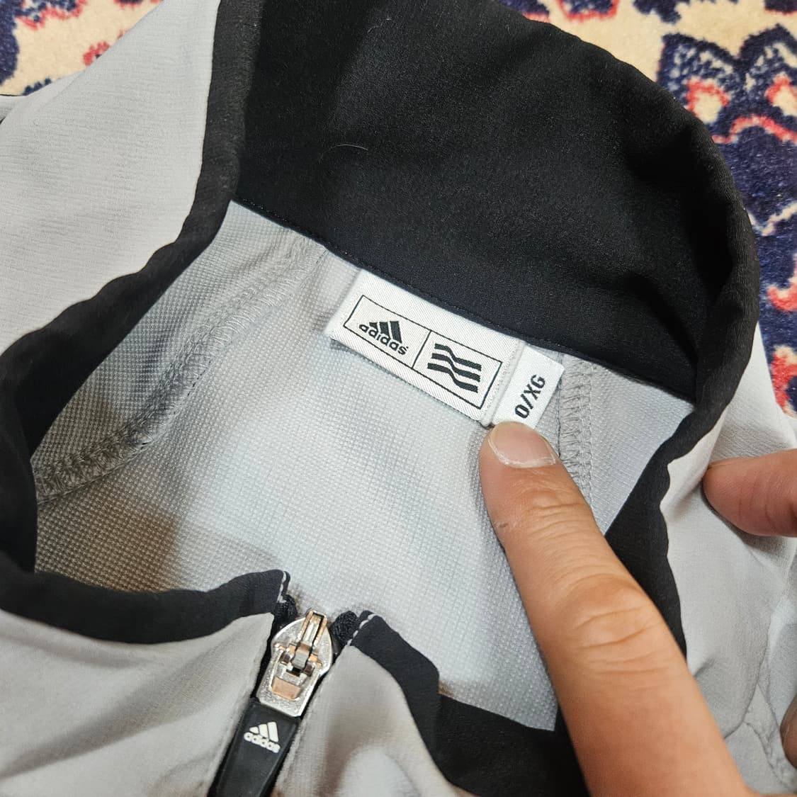 아디다스(Adidas) 투웨이 집업 반팔 저지 100-105size 상품이미지5