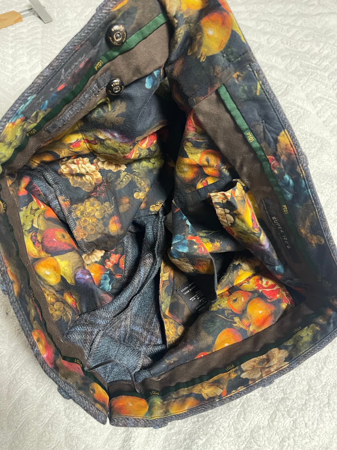 PT01(피티제로우노)Anvers super 120's울100체크팬츠50 상품이미지6