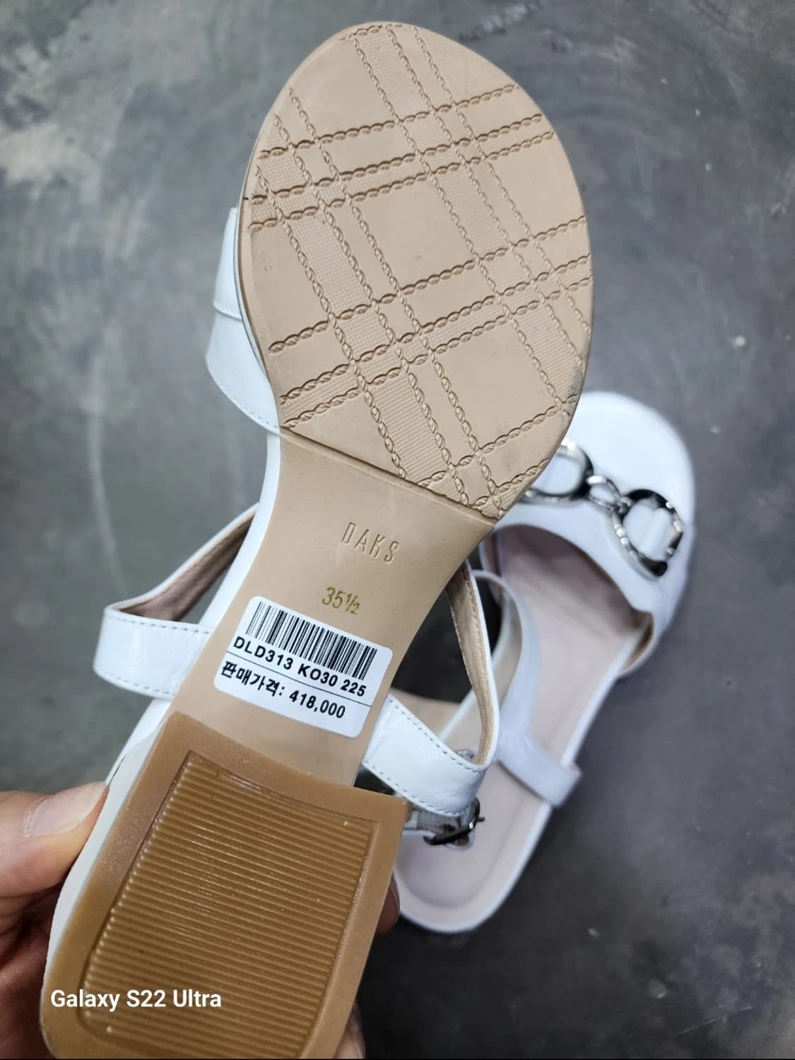 #새상품 닥스 샌달 225 상품이미지6