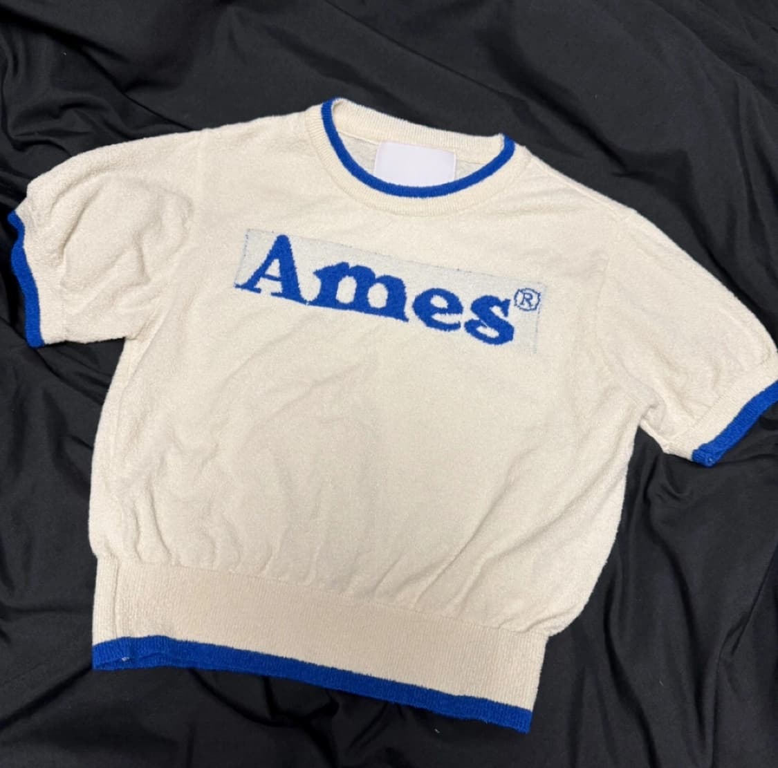 Ames 니트 반팔 티 상품이미지1