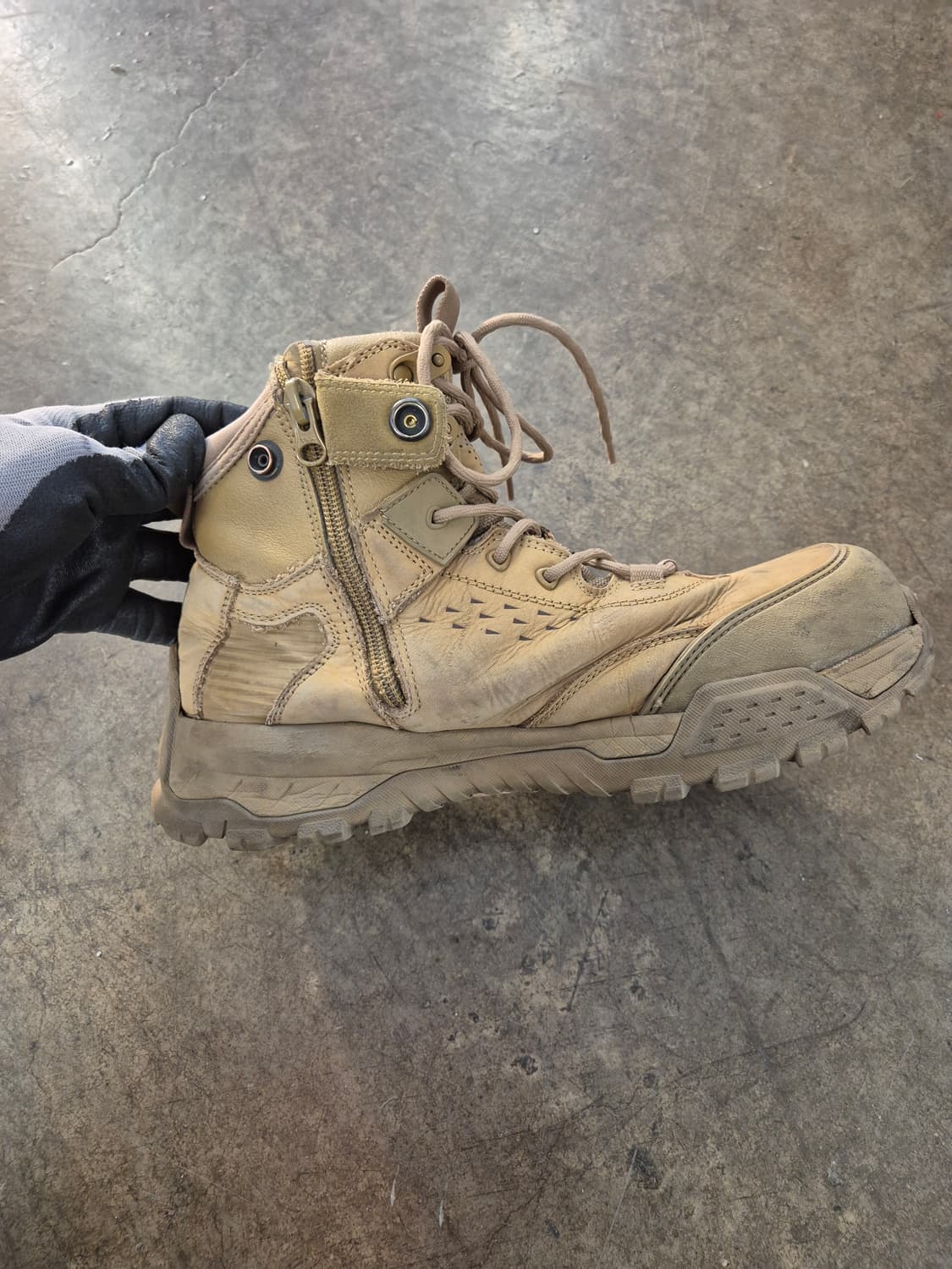 볼더스 워크부츠 260 베이지 상품이미지5