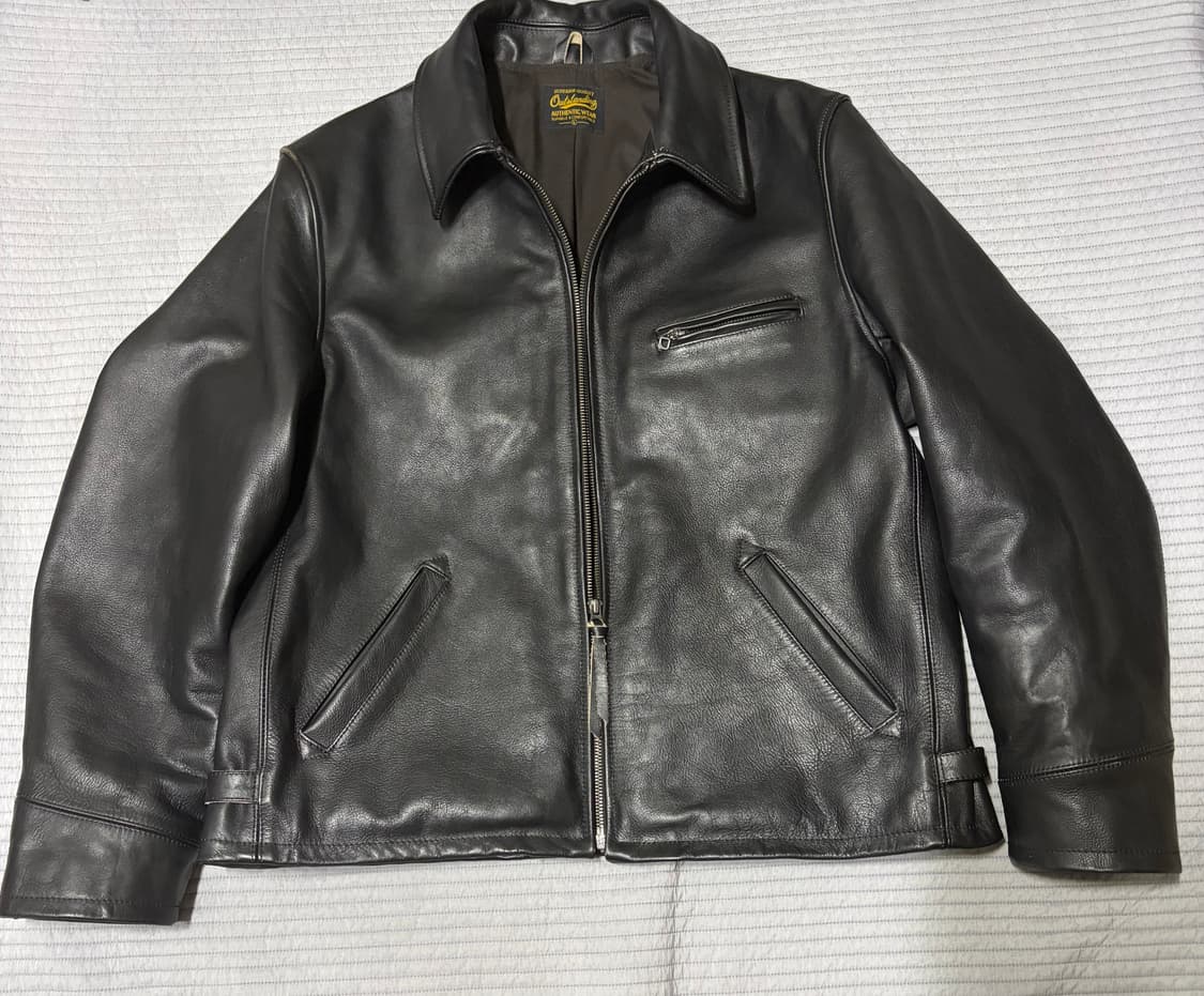 아웃스탠딩 티코어 가죽 레더 스포츠자켓 L 상품이미지1