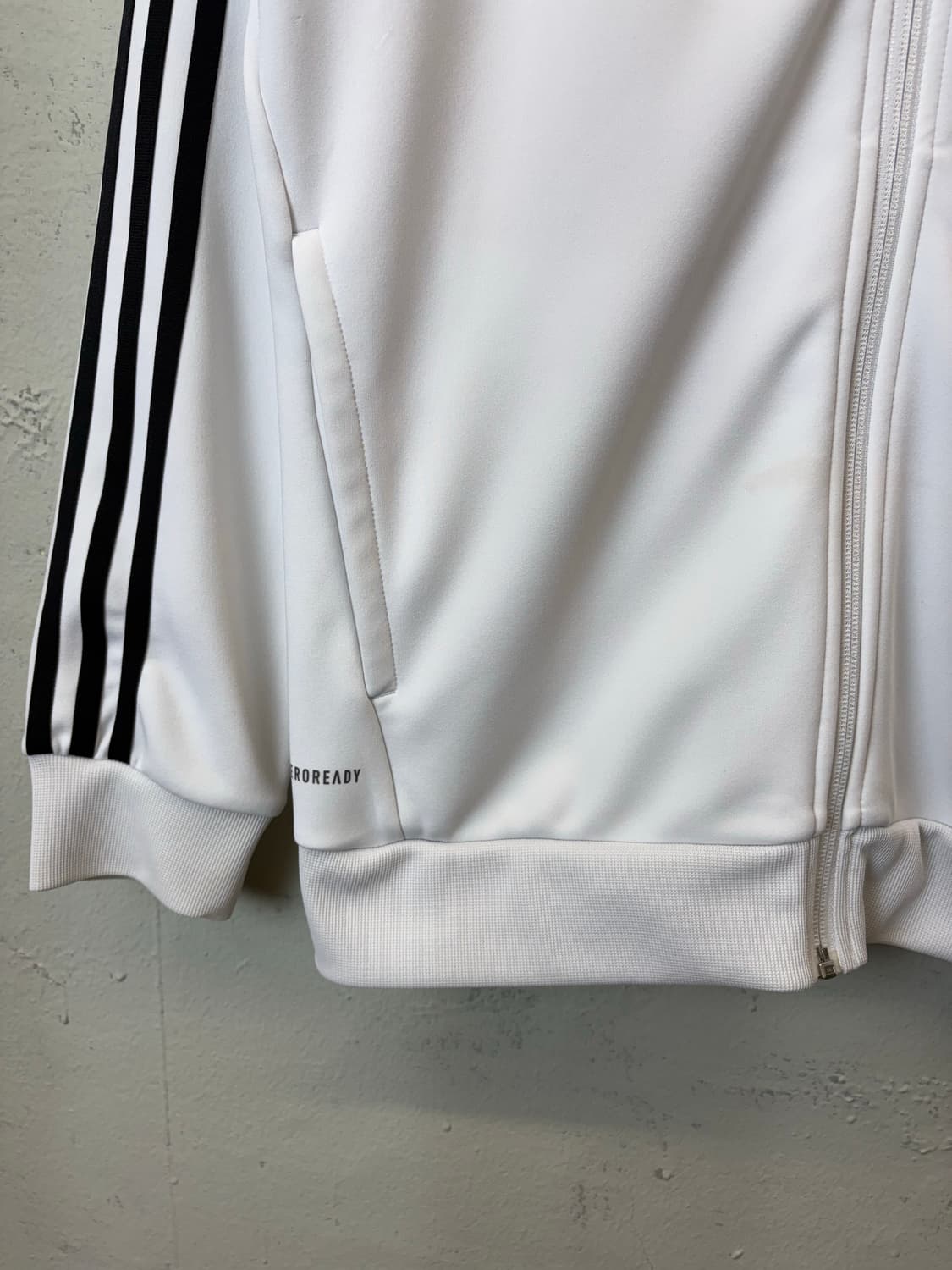 아디다스 화이트 삼선 트랙탑 져지 상품이미지4