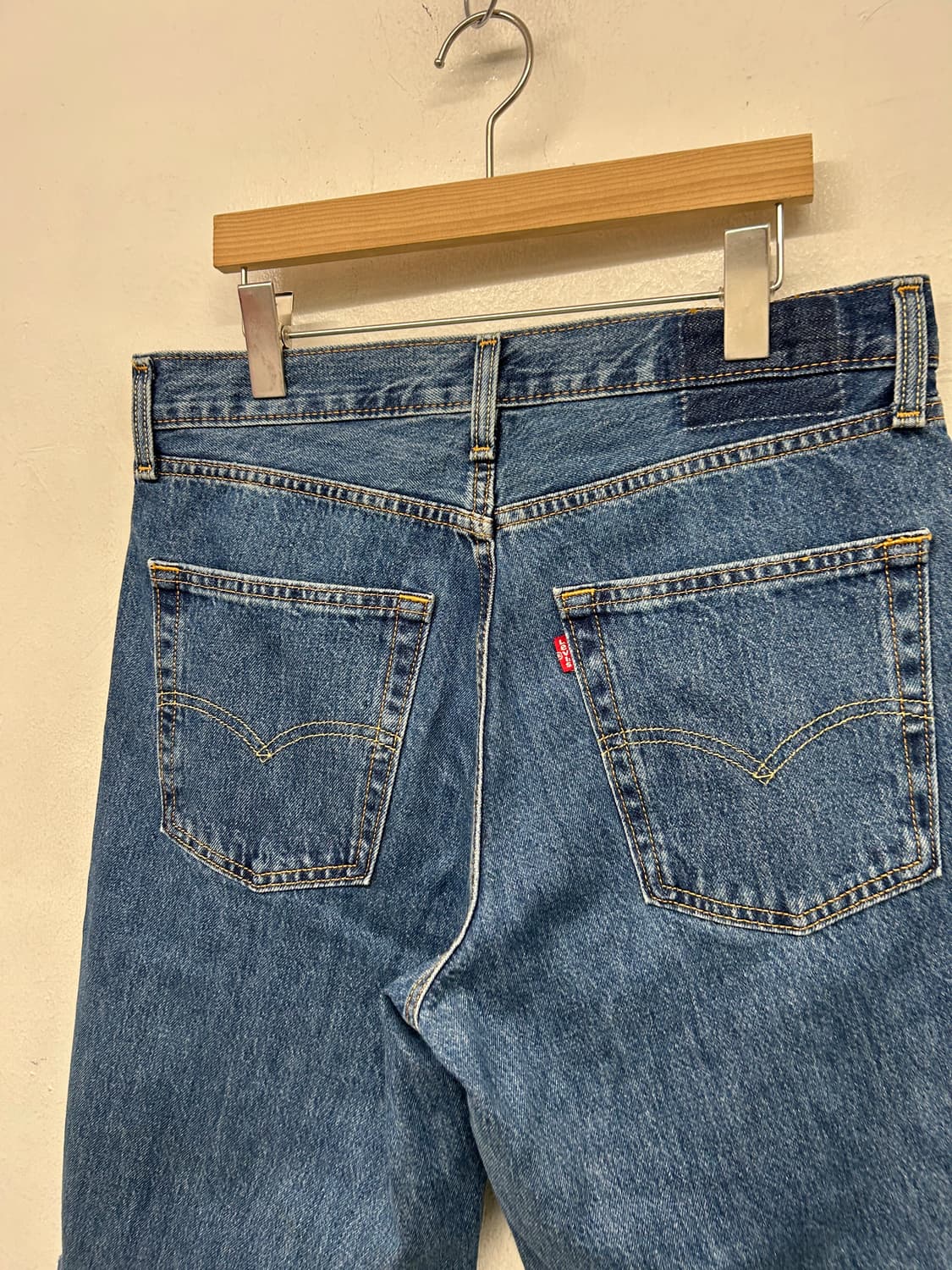 00s 빈티지 리바이스 청반바지 컷오프 데님 쇼츠 상품이미지5