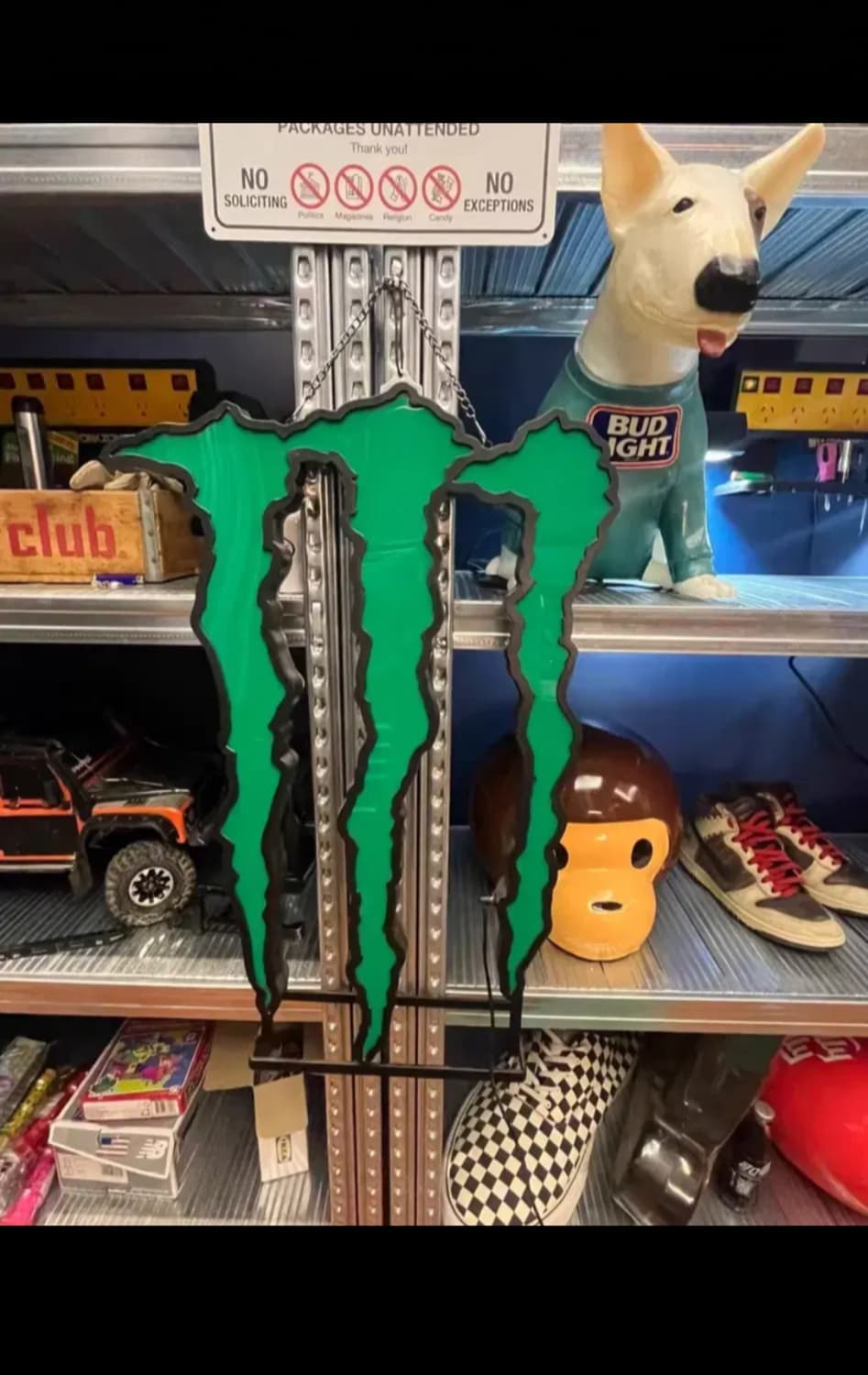 정품 몬스터 에너지드링크 LED 네온샤인 전광판 술집 인테리어 상품이미지1