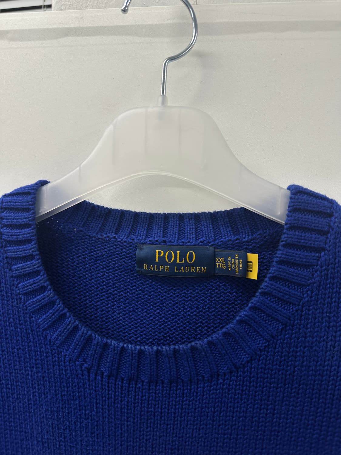 폴로 랄프로렌 베어 니트 큐알정품탭 2xl 상품이미지4