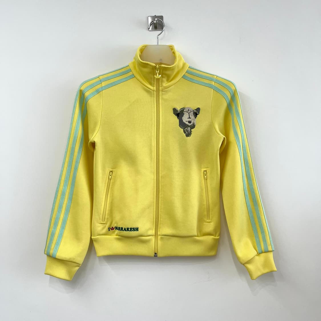 아디다스 딱붙핏 마라케시 레몬 민트 트랙탑 져지 상품이미지2