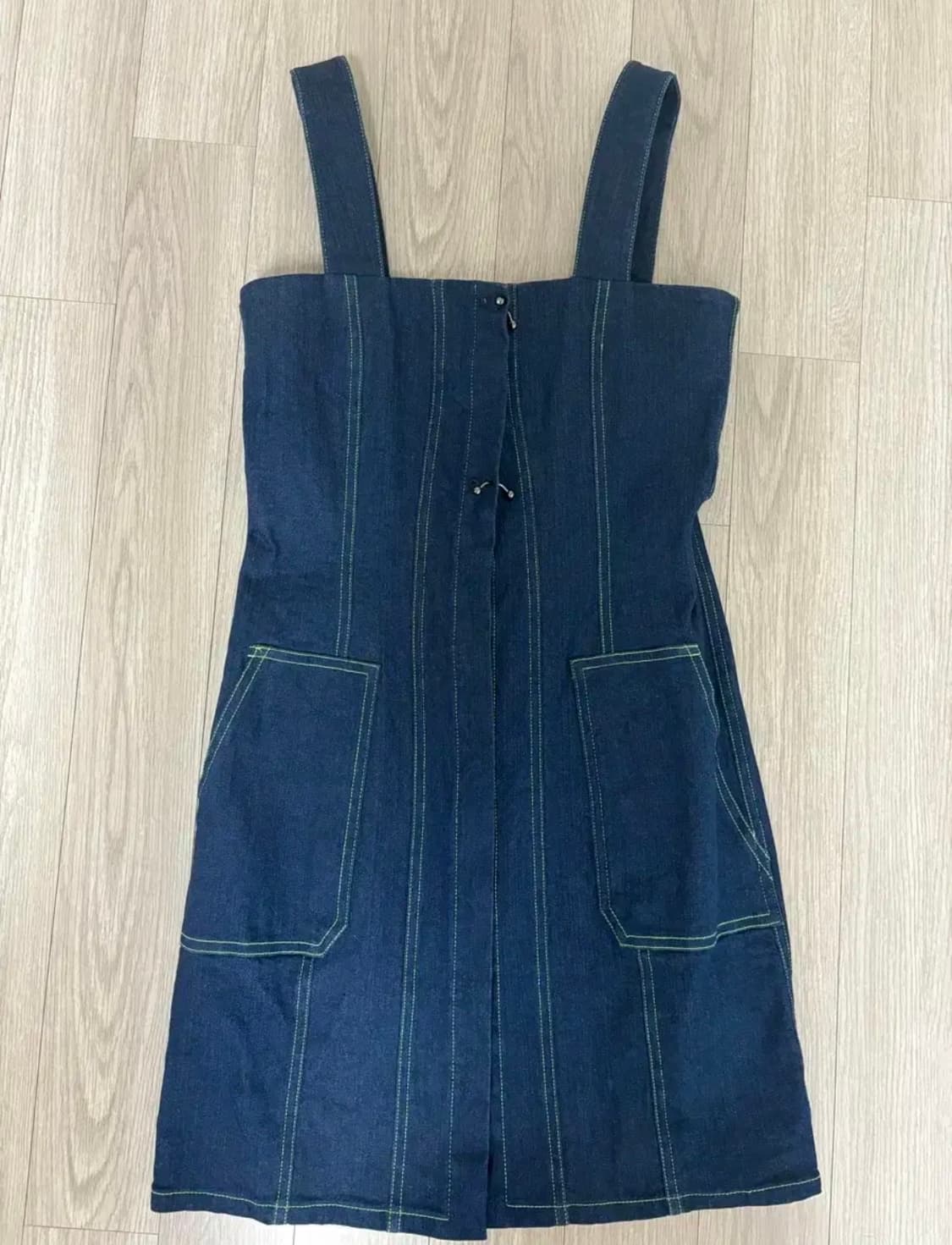 Ann / 원피스/ 크리스탈착용/ 청원피스/멜빵원피스/비비엔착용 상품이미지2