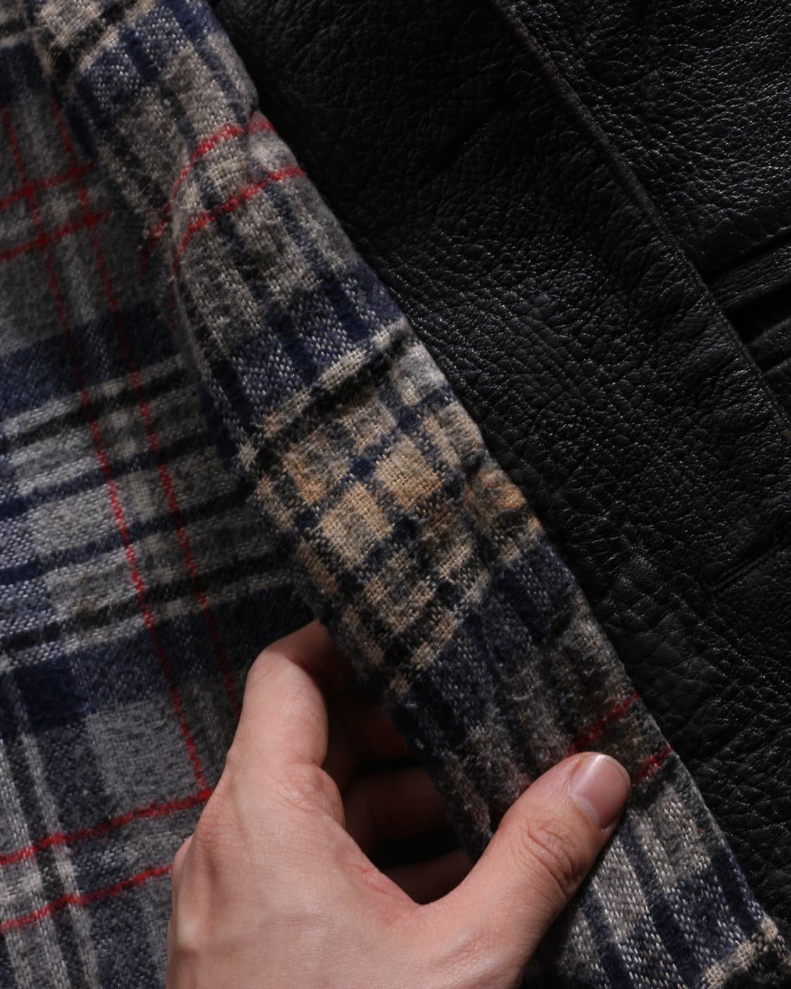 O-0319 Game set and match leather coat 상품이미지8