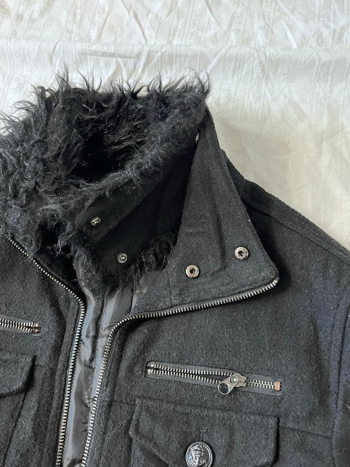 Vkei rock mood fur jacket 상품이미지7