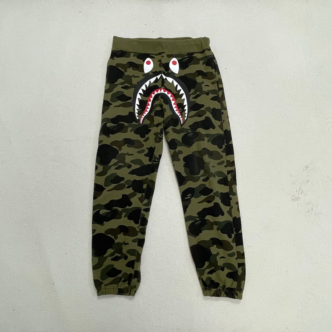 Bape green camo jogger sweatpants  상품이미지4