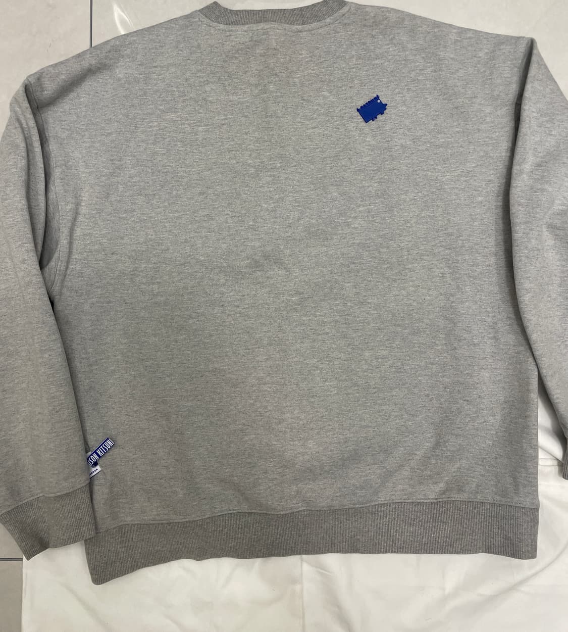 아더에러 메종키츠네 메디테이션 폭스 스웻셔츠 그레이 상품이미지2