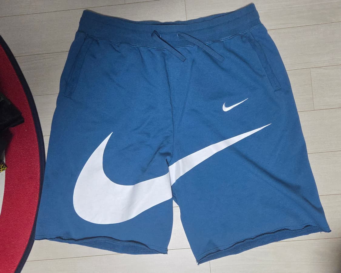 [2XL, 체감 XL] 나이키 스우시 로고 니트 반바지 쇼츠 상품이미지1